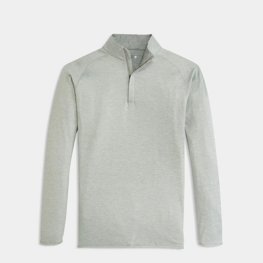 GLACIER GRAY CLAIRBORNE QUATER ZIP