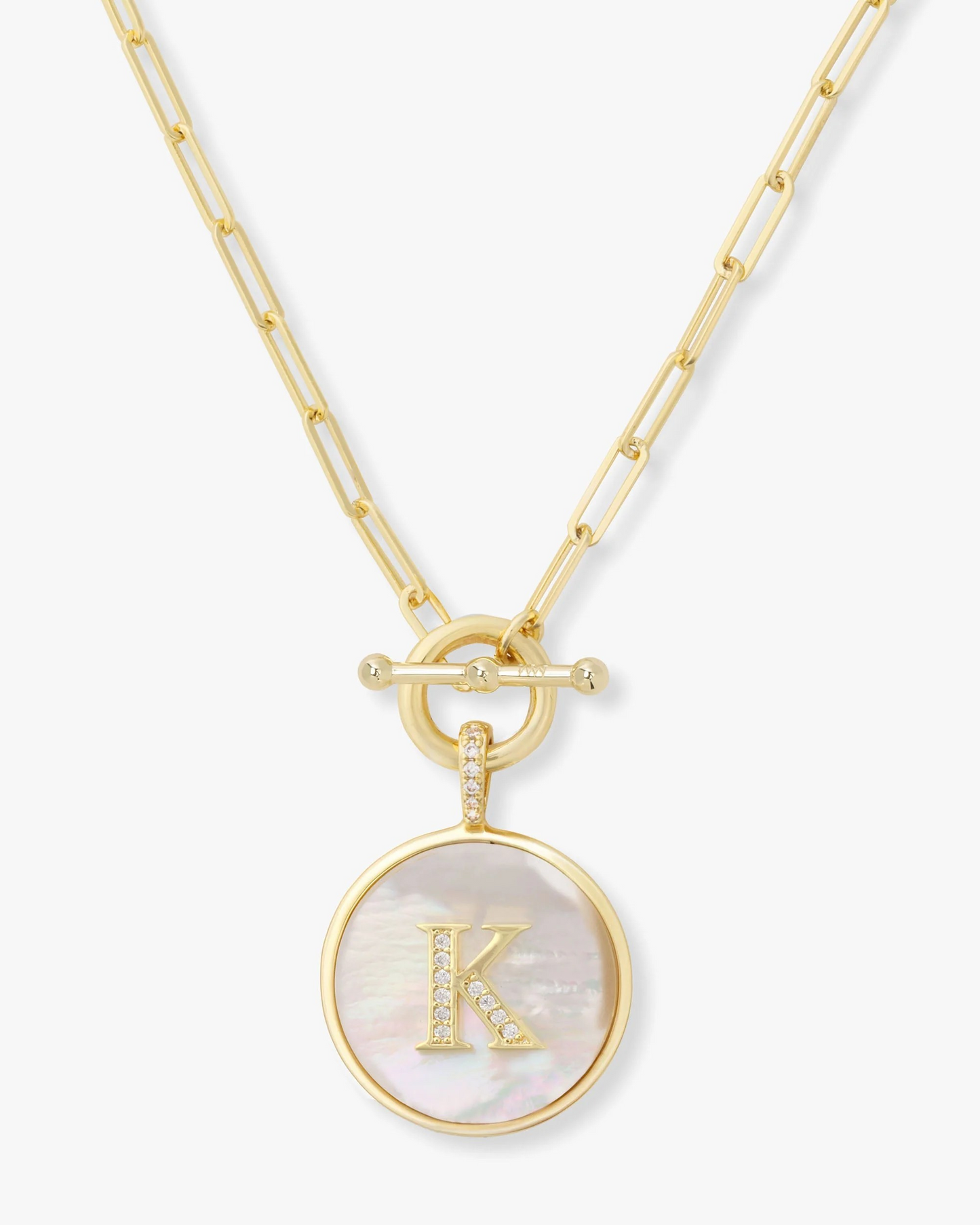 LOVE LETTER MEDALLIAN NECKLACE
