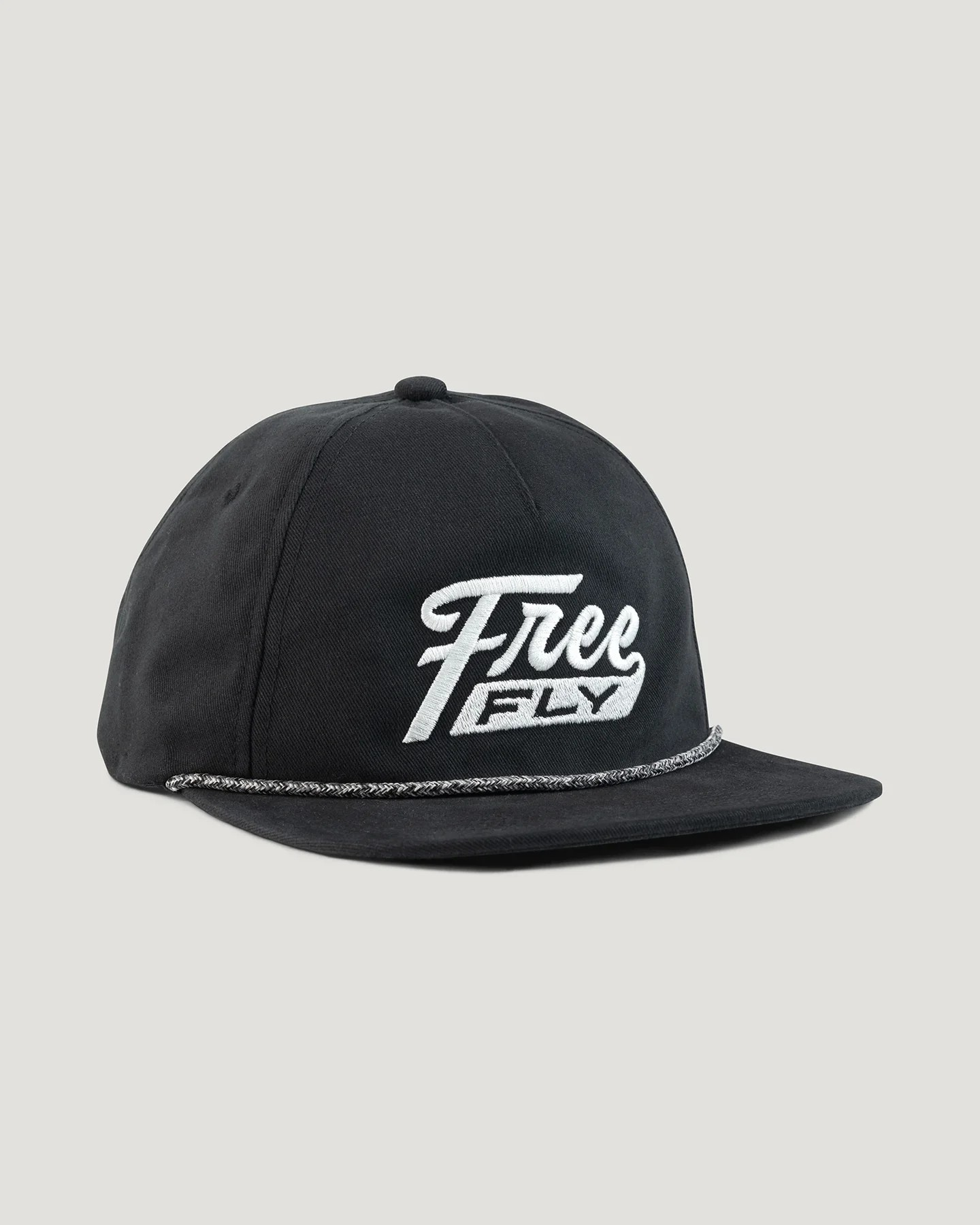 RETRO SCRIPT FLAT BRIM HAT