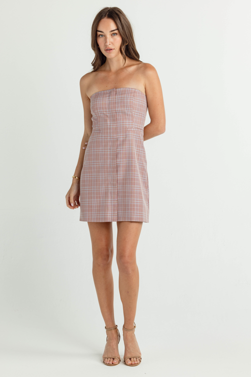 FOXGLOVE CHECK FRANKIE DRESS