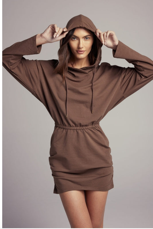 SUNDAYS COCO HUNTER HOODIE DRESS