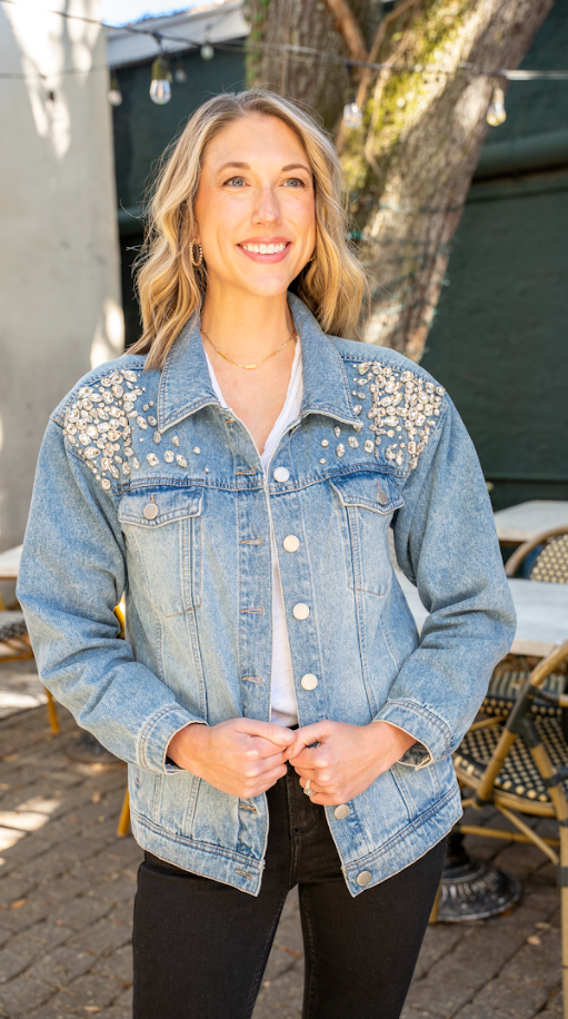SPARKLE JANETTE DENIM JACKET