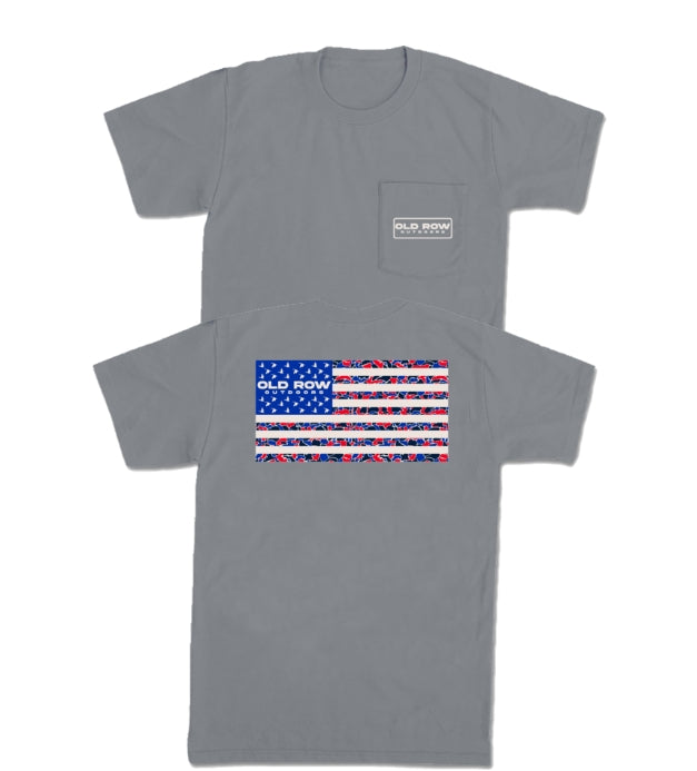 USA CAMO FLAG POCKET TEE