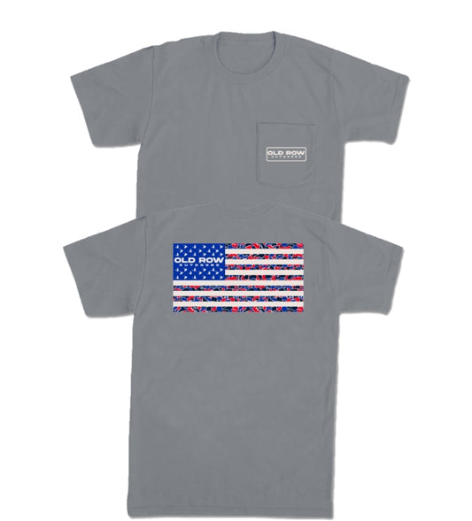 USA CAMO FLAG POCKET TEE