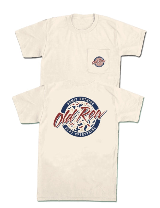 USA CAMO CIRCLE LOGO POCKET TEE