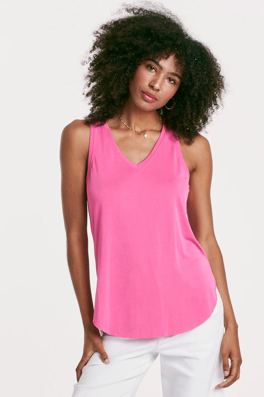 ANOTHER LOVE PINK TUBEROSE ELLIS TANK