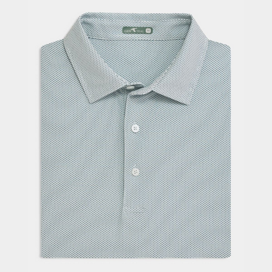 SEABROOK BRICK JACQUARD POLO