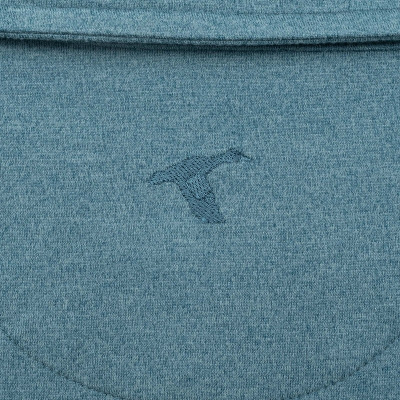 BLUE WANDER LONG SLEEVE POLO