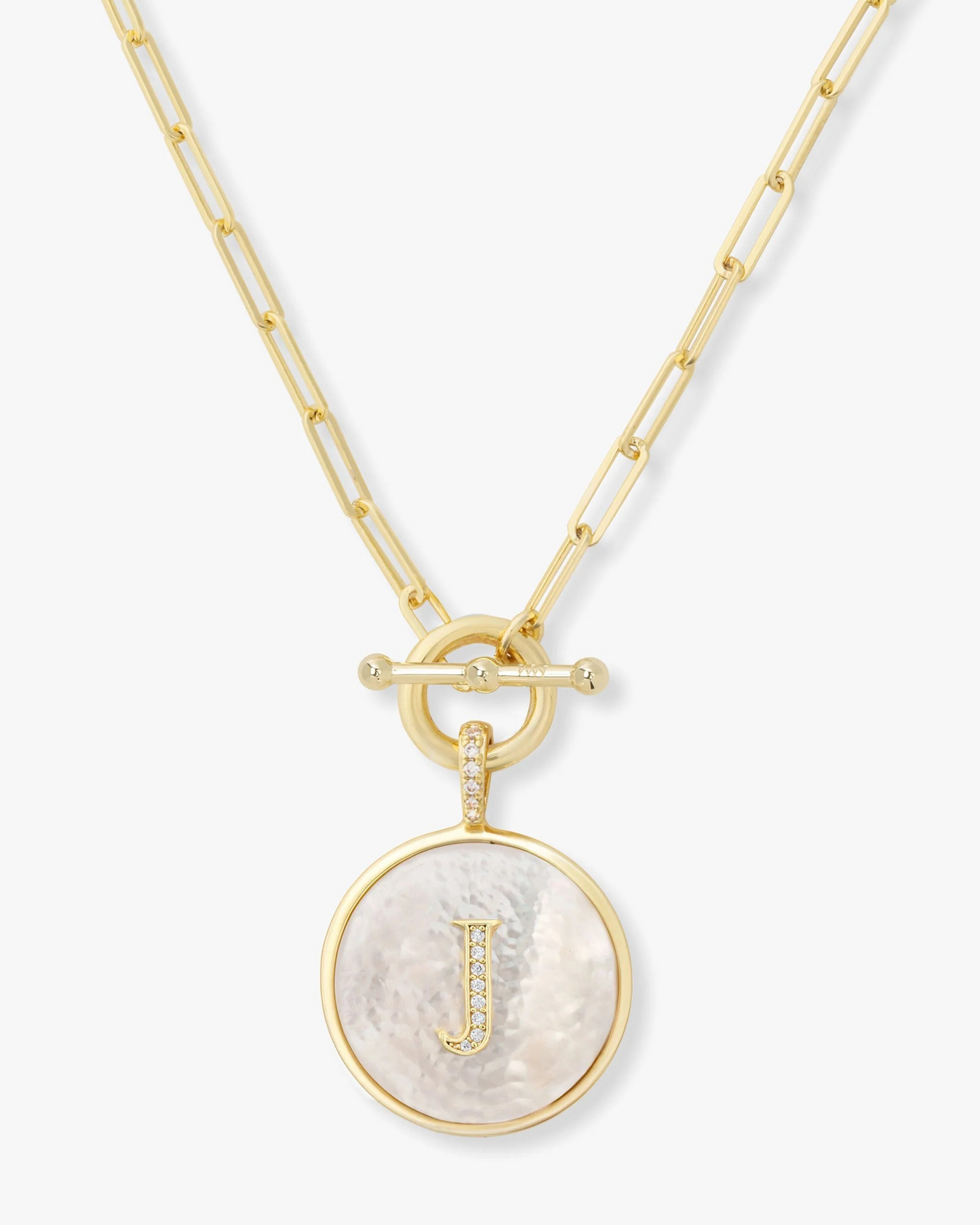 LOVE LETTER MEDALLIAN NECKLACE