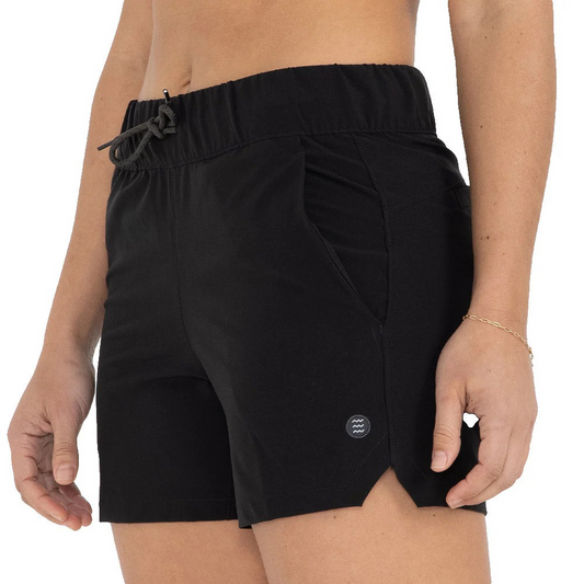 FREE FLY BLACK SWELL SHORT