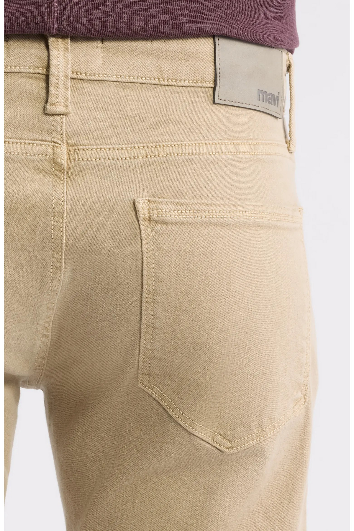 MAVI BRITISH KHAKI DENIM JOSH BOOT-CUT PANTS
