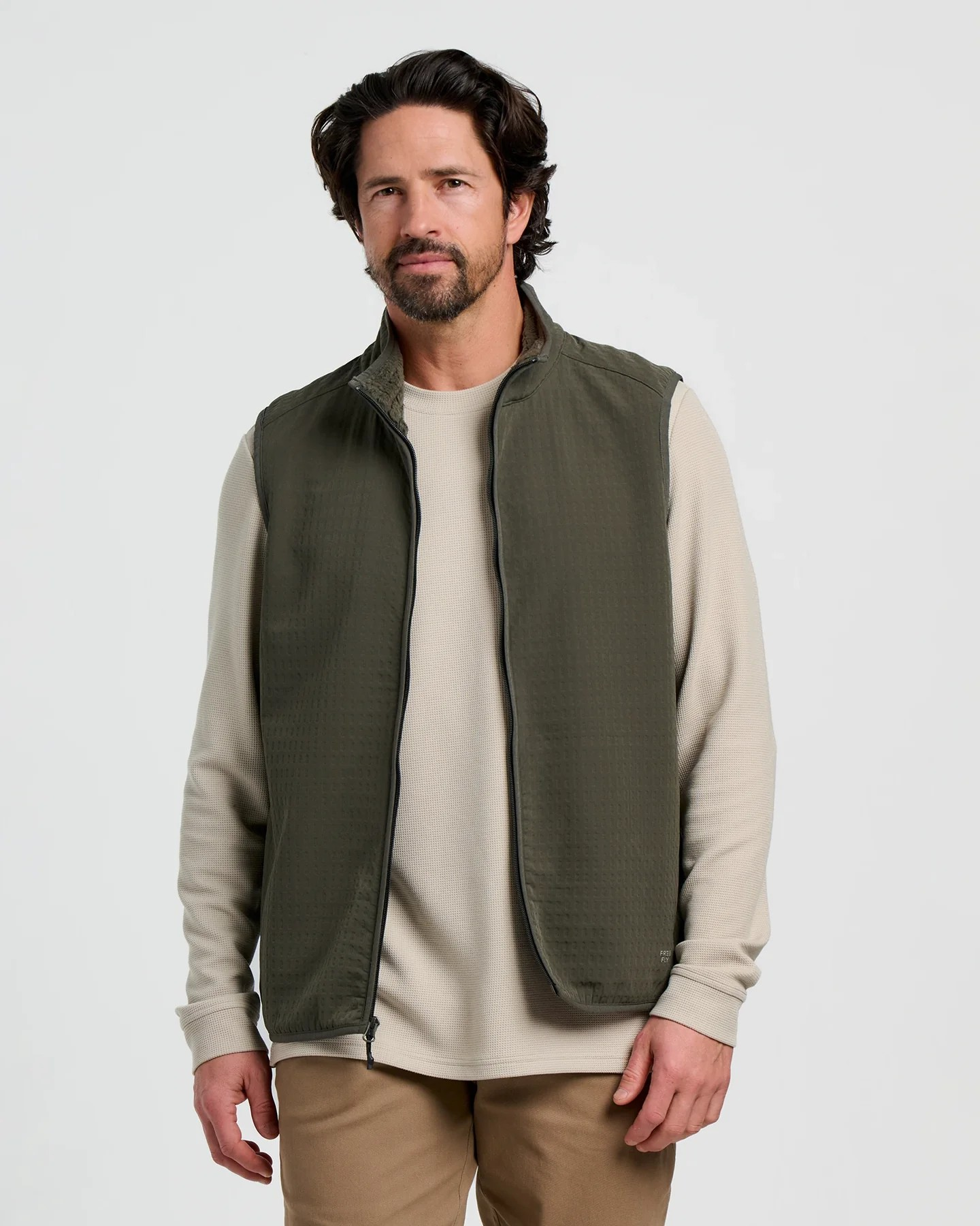 DARK FOREST GRIDBACK FLEECE VEST