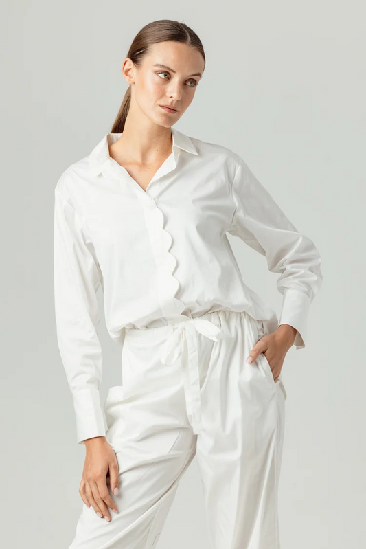 SUNDAYS WHITE CORAL SHIRT