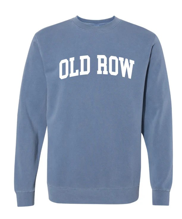 OLD ROW BLUE CREWNECK SWEATSHIRT