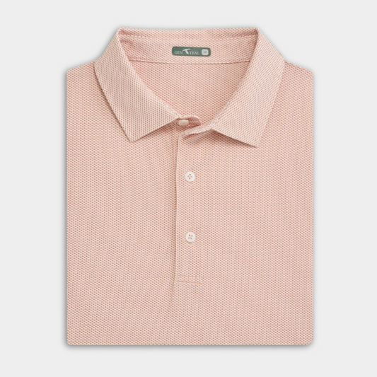 AMBER JACUARD POLO