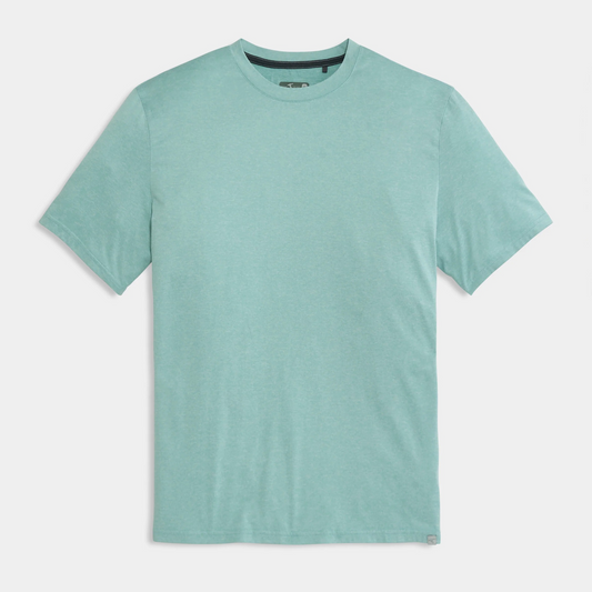AQUA HEATHERED WANDER T-SHIRT