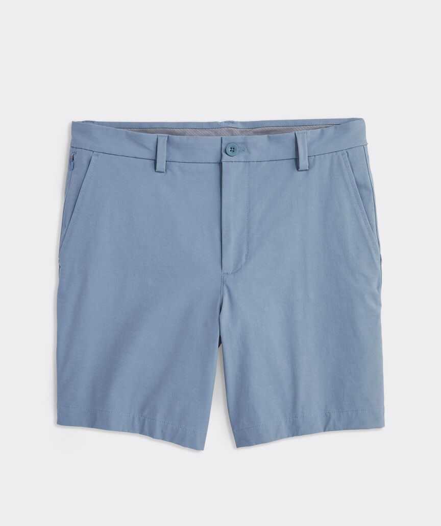 VINEYARD VINES SMOKE BLUE 7" ON-THE-GO SHORT