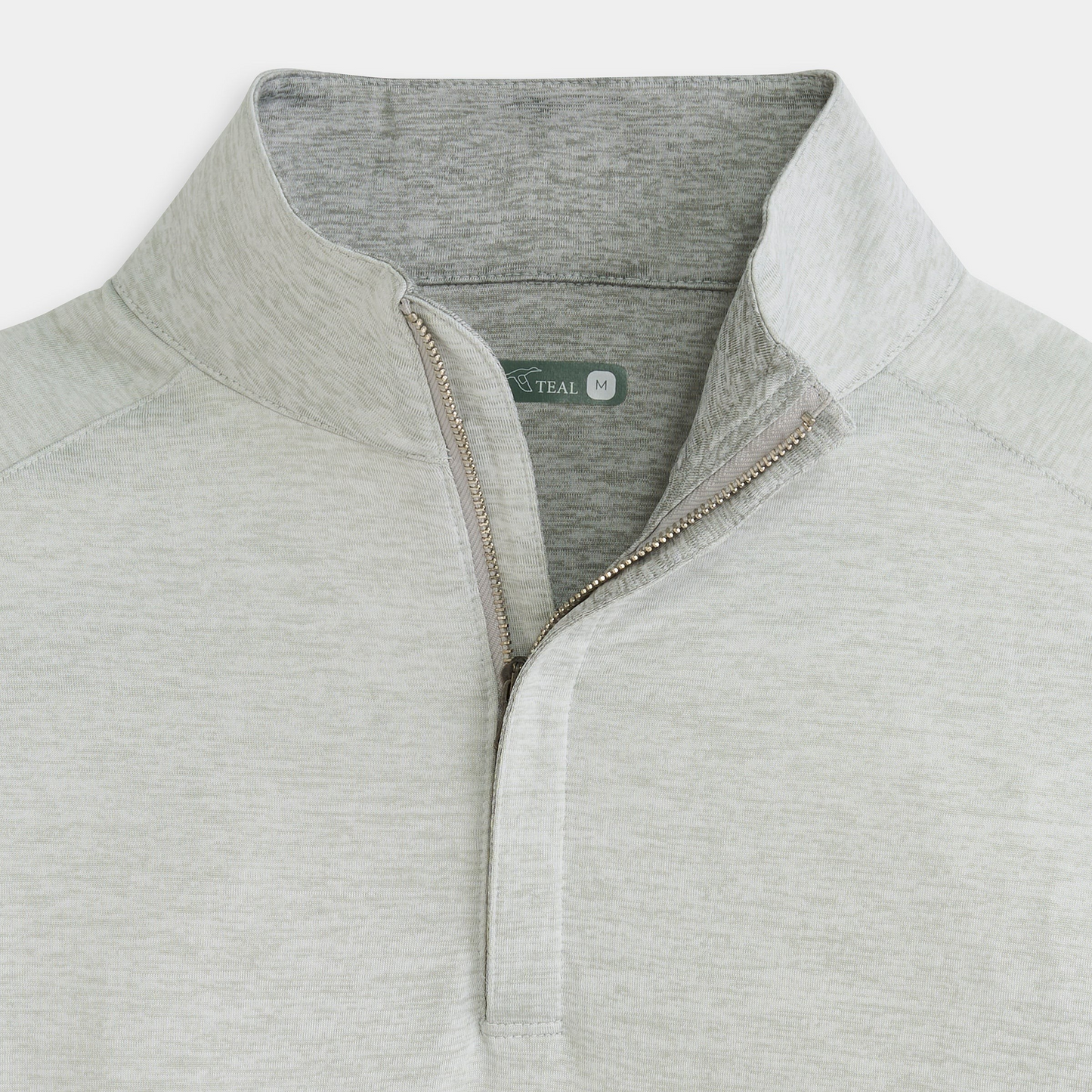 GLACIER GRAY CLAIRBORNE QUATER ZIP
