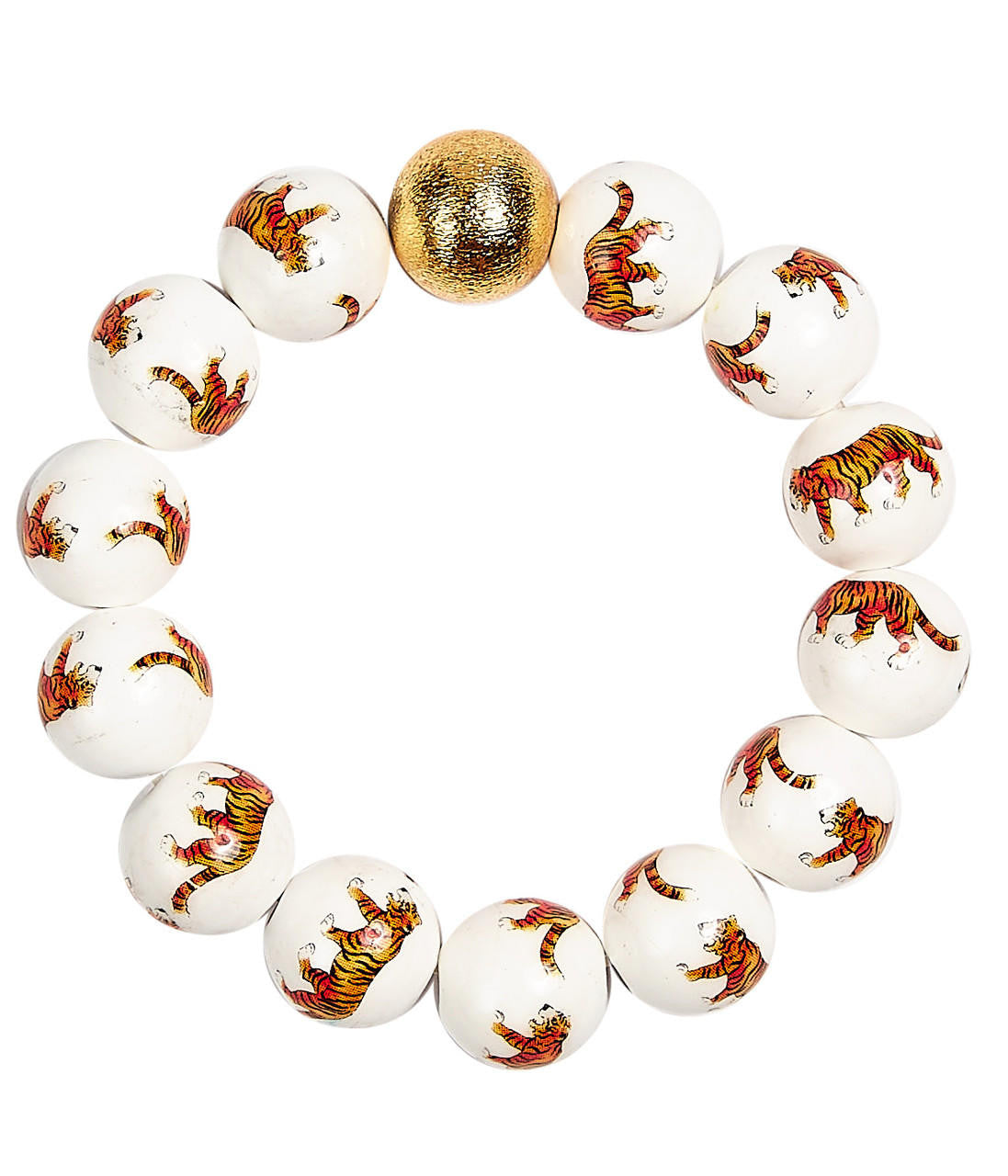 LISI LERCH TIGER GEORGIA BEADED BRACELET