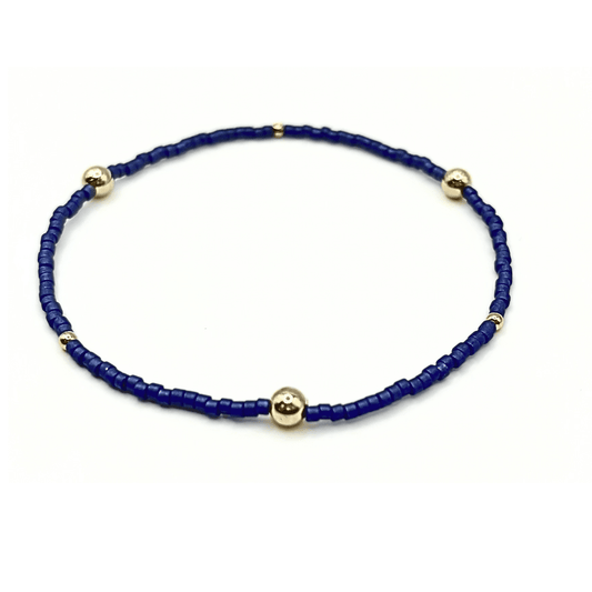 GAME DAY WATERPROOF BRACELET -NAVY