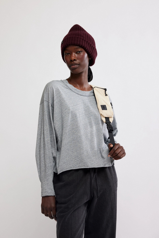 HEATHER GREY INSPIRE LAYER TEE