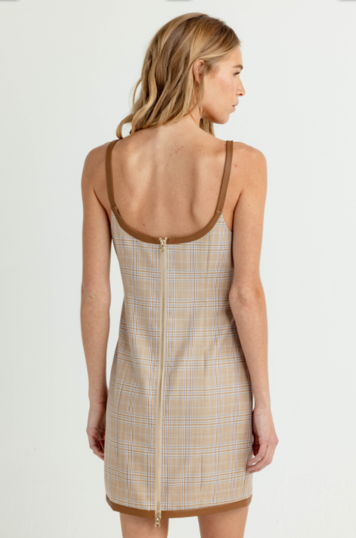 SUNDAYS HEATHERED PLAID NOAH DRESS