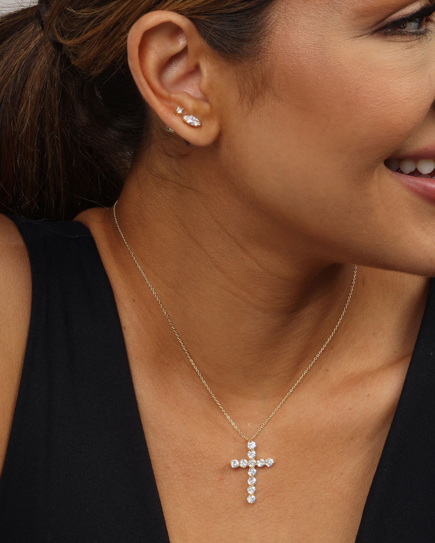 "OH SHE FRANCY" CROSS PENDANT
