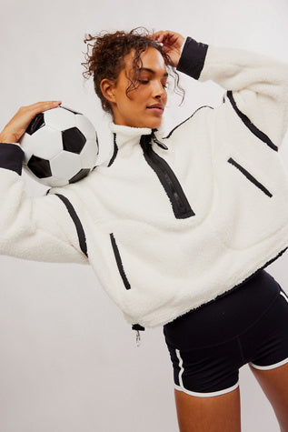 WHITE COMBO MOUNTAIN HIGH 1/2 ZIP