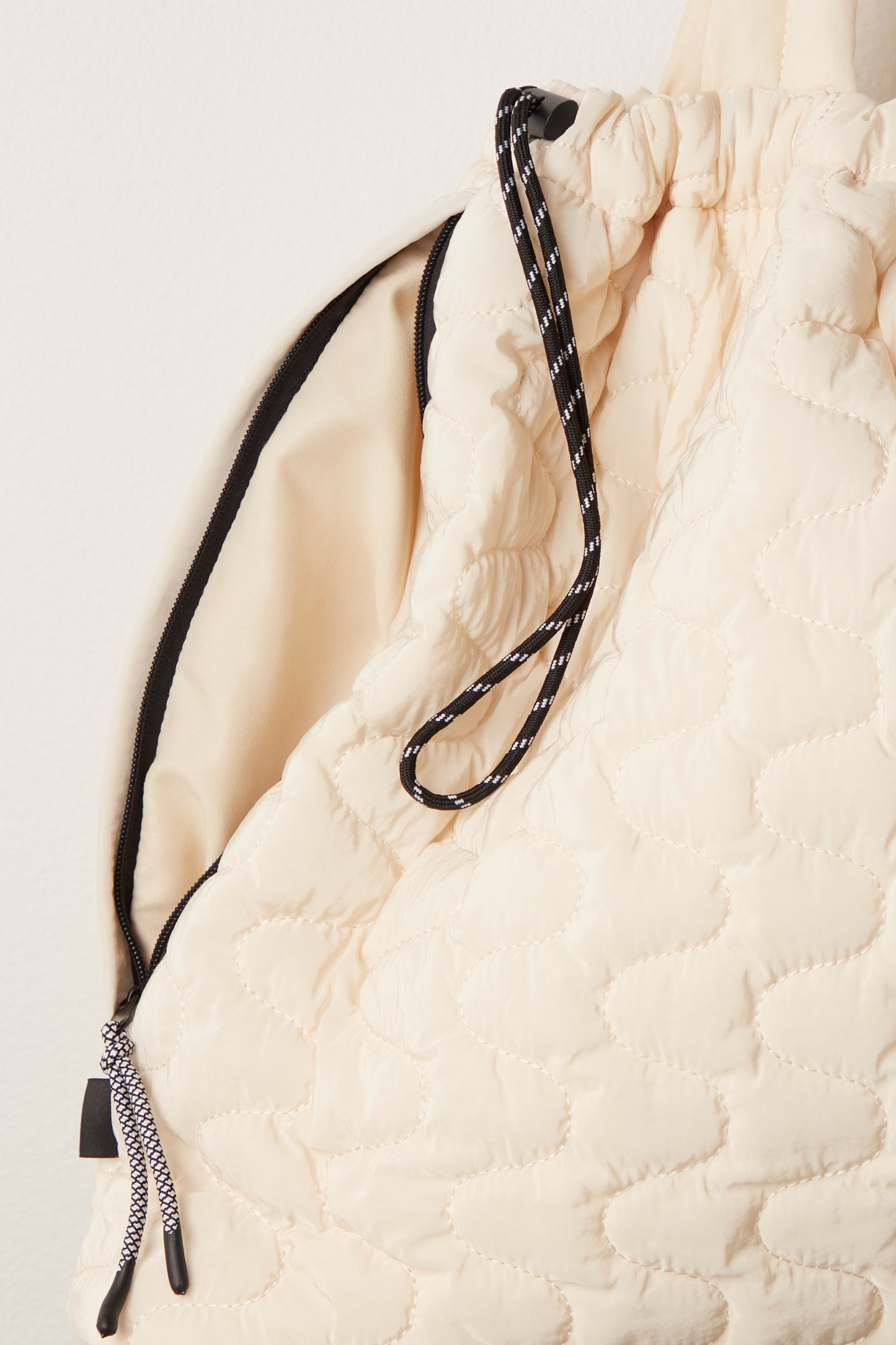 FREE PEOPLE IVORY CLOUD 9 TOTE