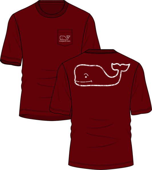 VINTAGE WHALE POCKET TEE