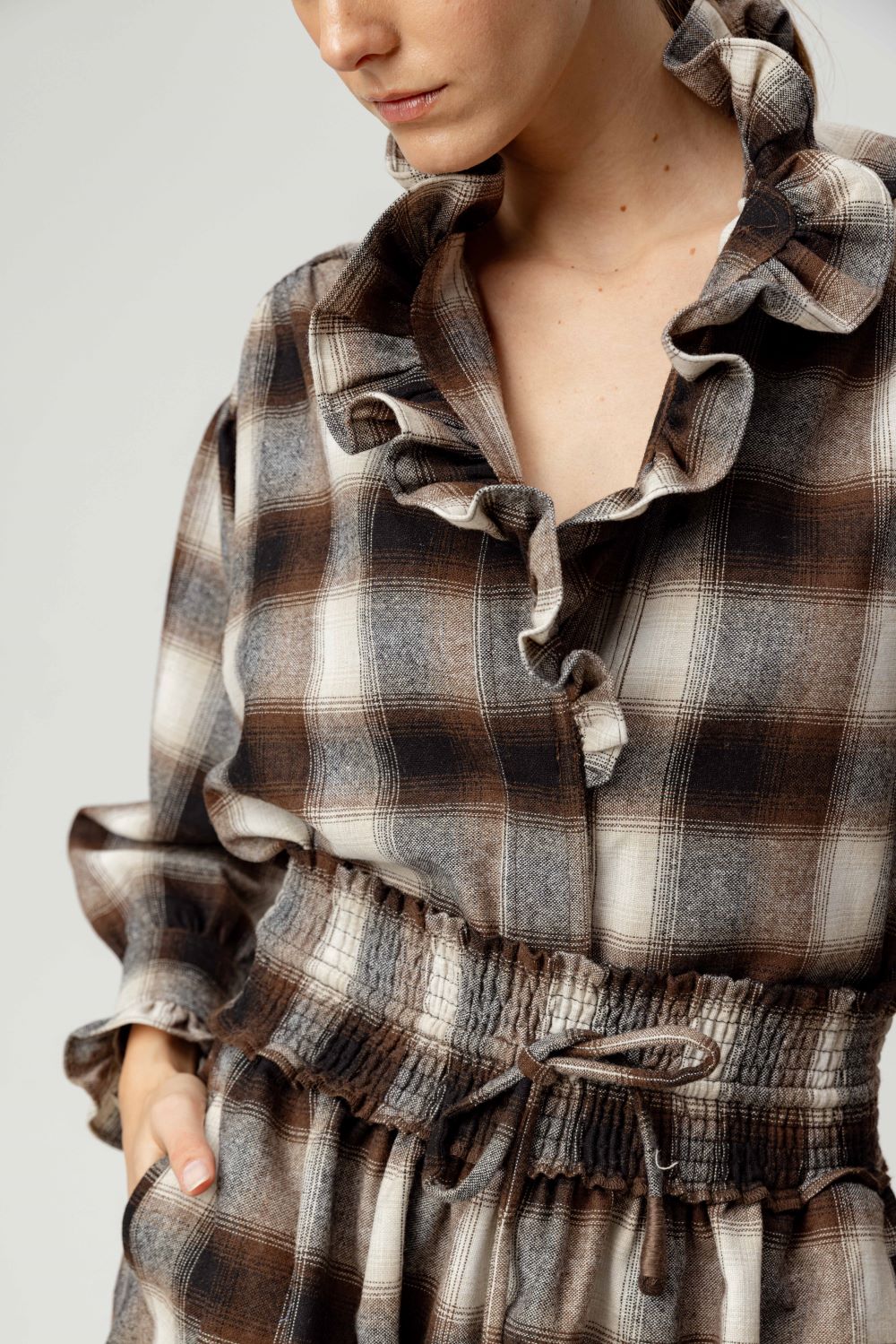 SUNDAYS COCO PLAID OPAL SHIRT