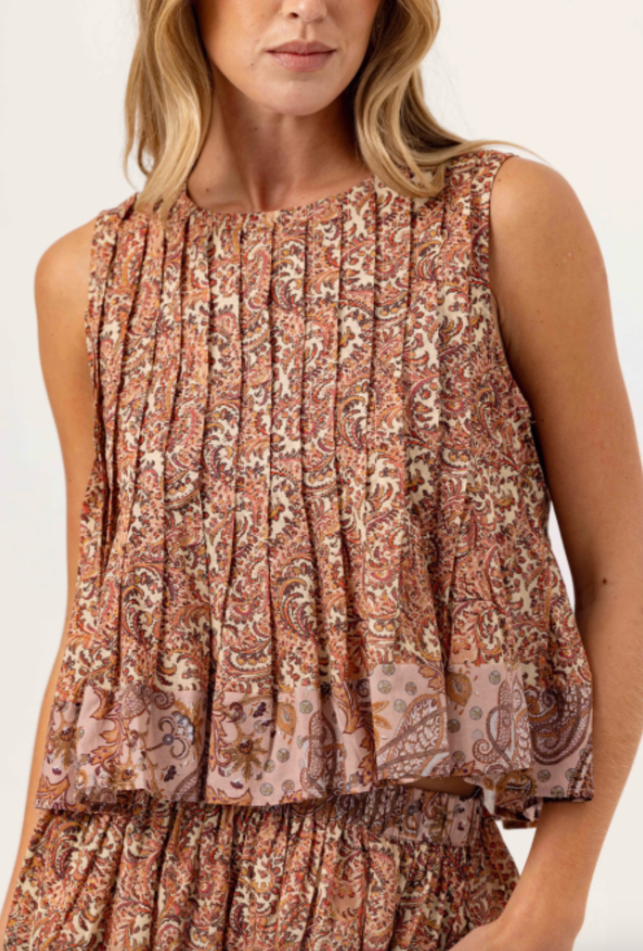 FLORAL VINE LUMI TOP