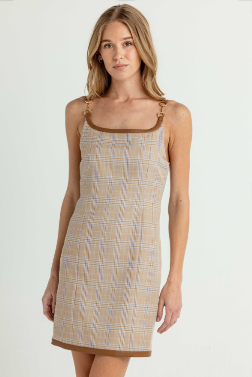 SUNDAYS HEATHERED PLAID NOAH DRESS