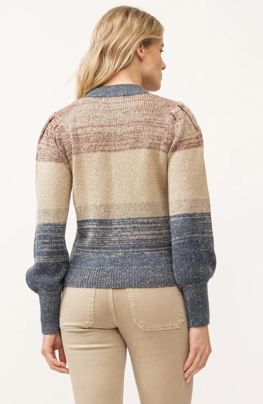 DEAR JOHN TEAL COMBO AGNES SWEATER