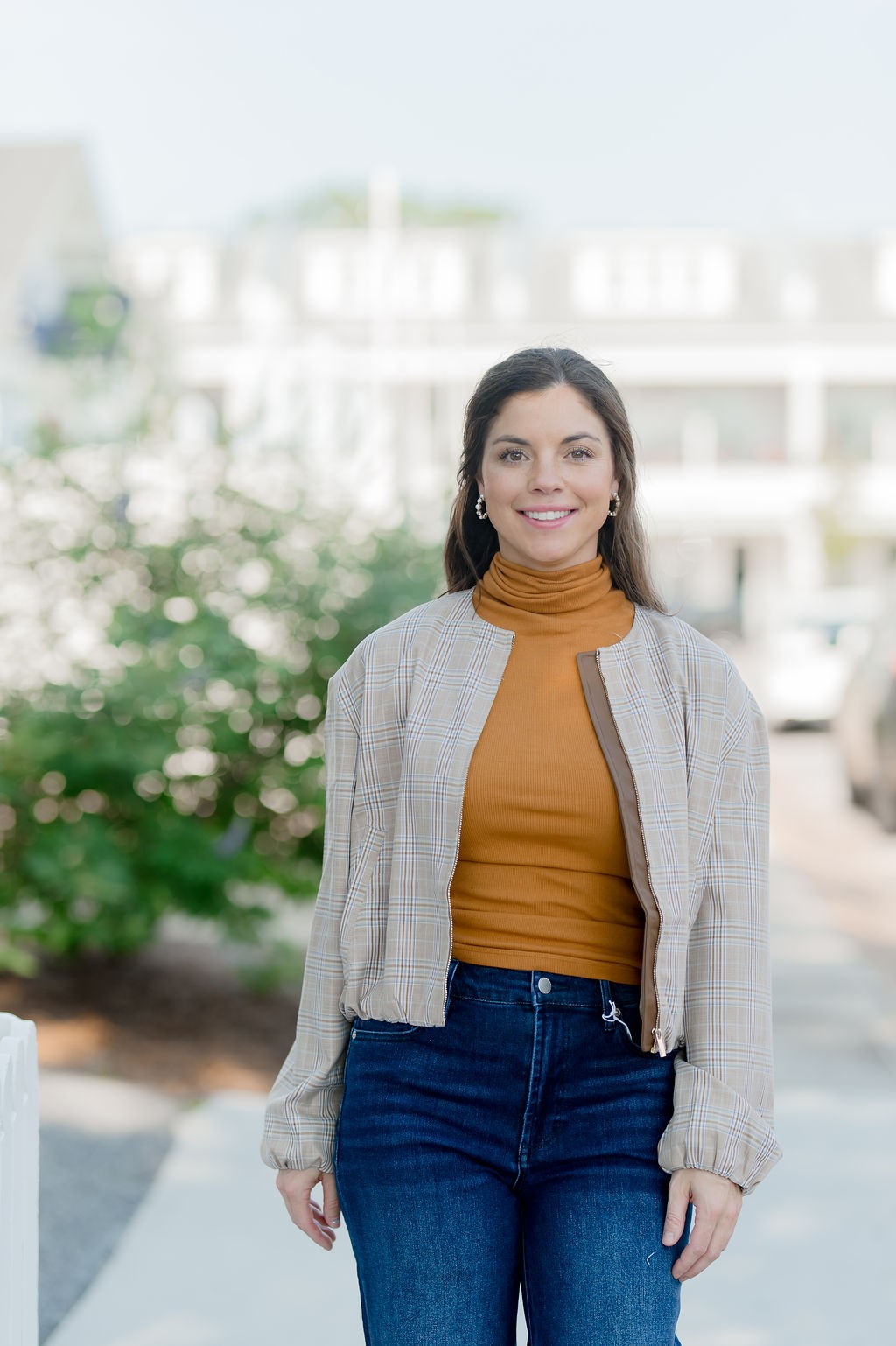 HEATHER PLAID IRIS JACKET