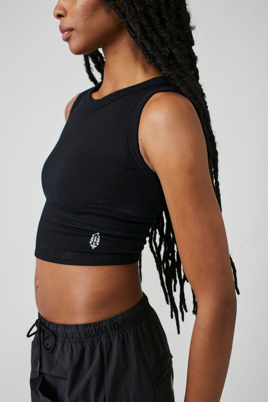 BLACK FREE THROW TANK