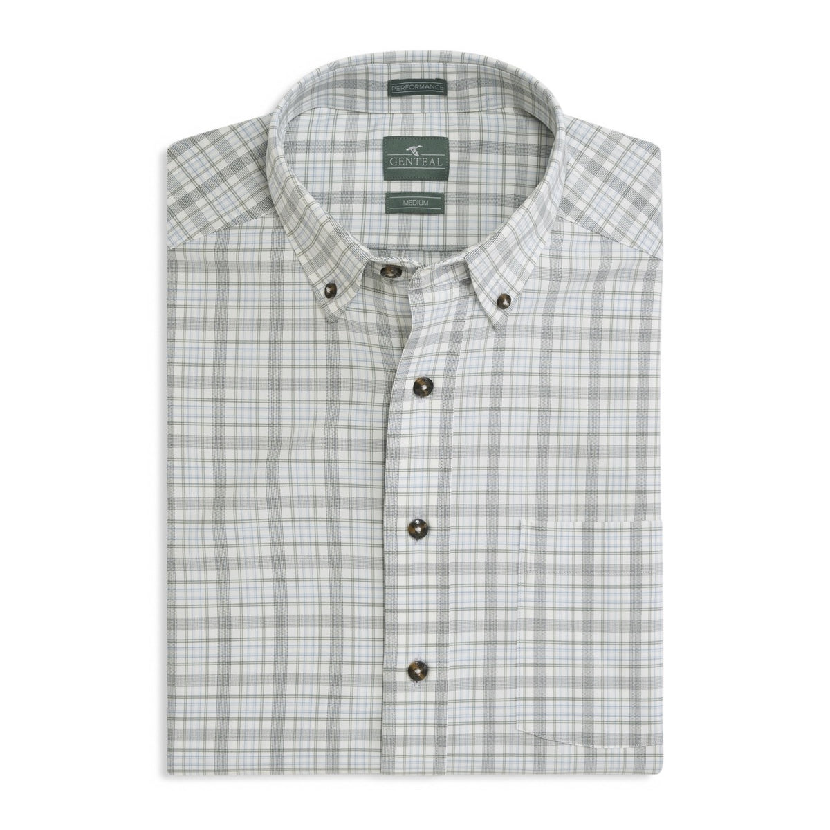GENTEAL EVERGREEN ROCKLEDGE PERFORMANCE SPORT SHIRT