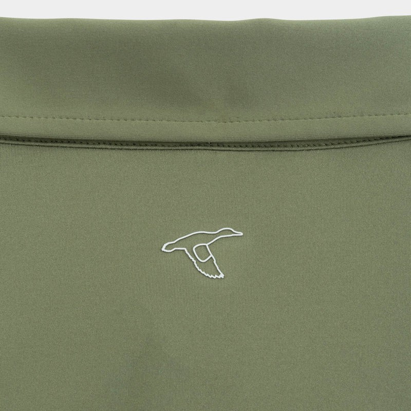 GENTEAL OLIVE SOLID PERFORMANCE POLO