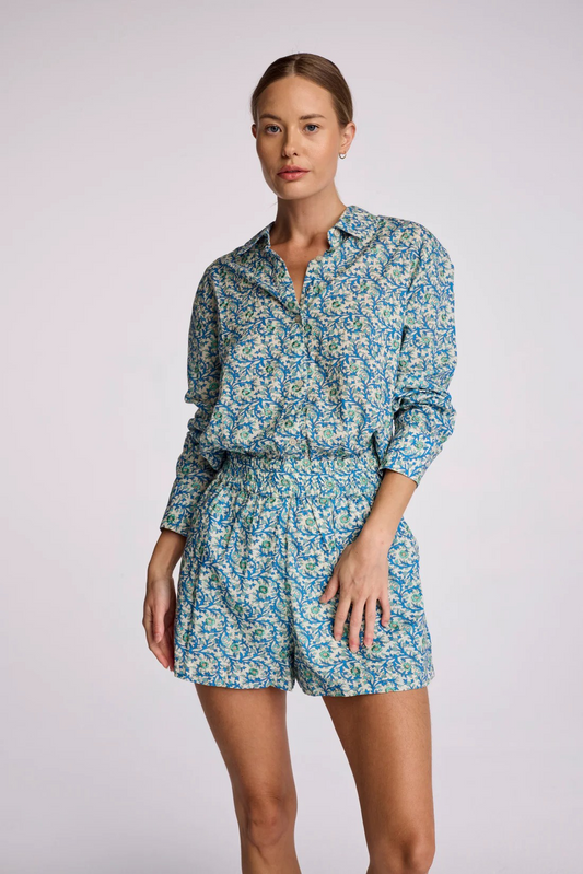SUNDAYS EMBROIDERED FLORAL IMOGEN ROMPER
