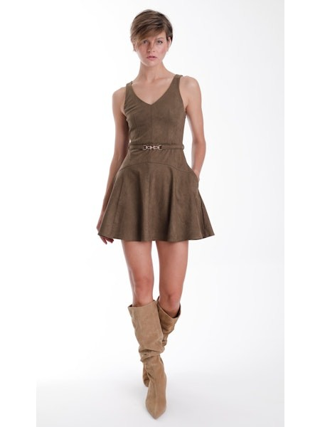SUEDE HANNA DRESS