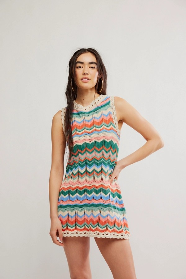 FREE PEOPLE SANDY MAE MINI DRESS