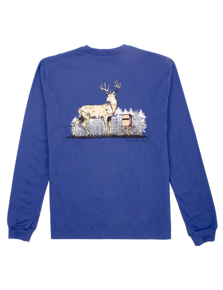 PROPERLY TIED RIVER BLUE DEER SEASON LS