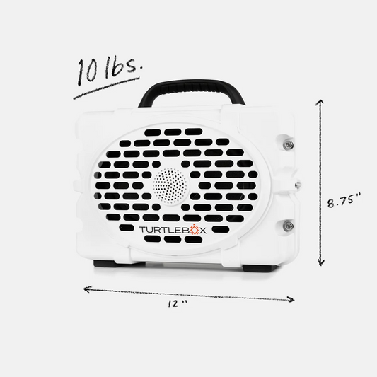 TURTLEBOX GEN 3 SPEAKER - WHITE