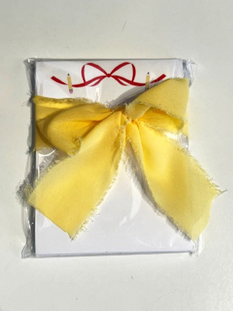 BACK TO SCHOOL NOTEPAD- PENCIL