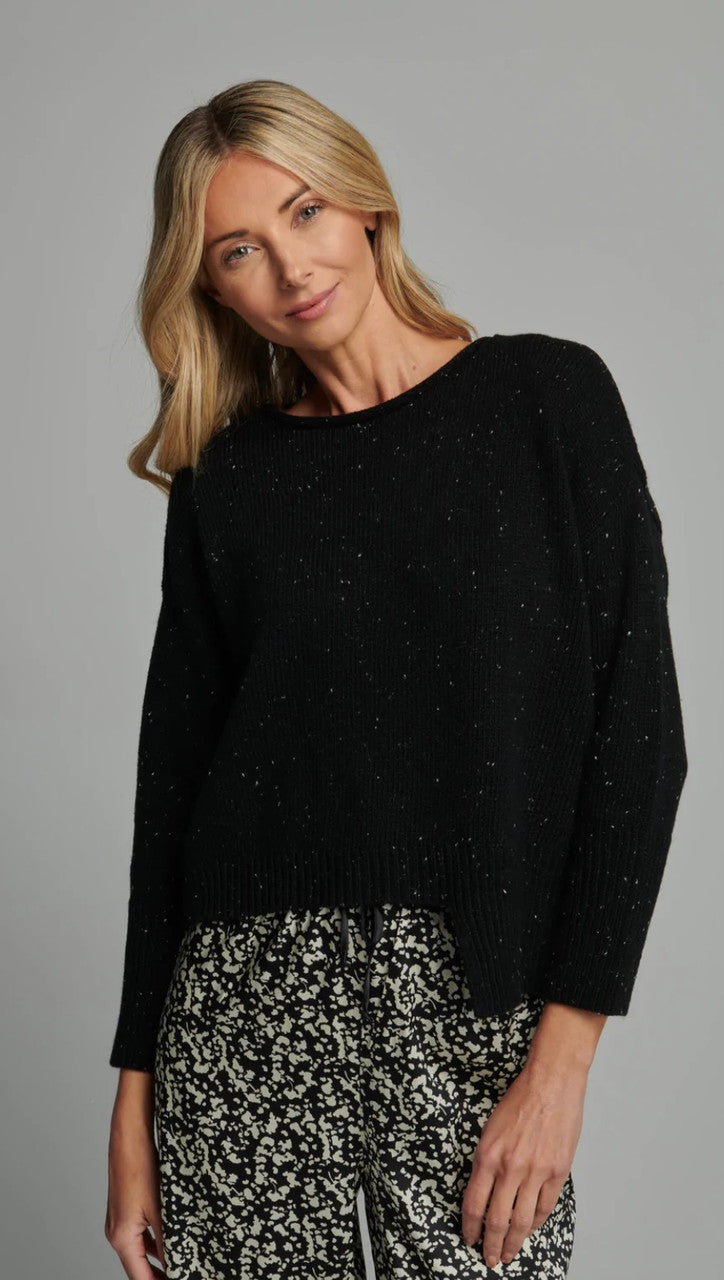 SUNDAYS BLACK MULTI ELAINA SWEATER