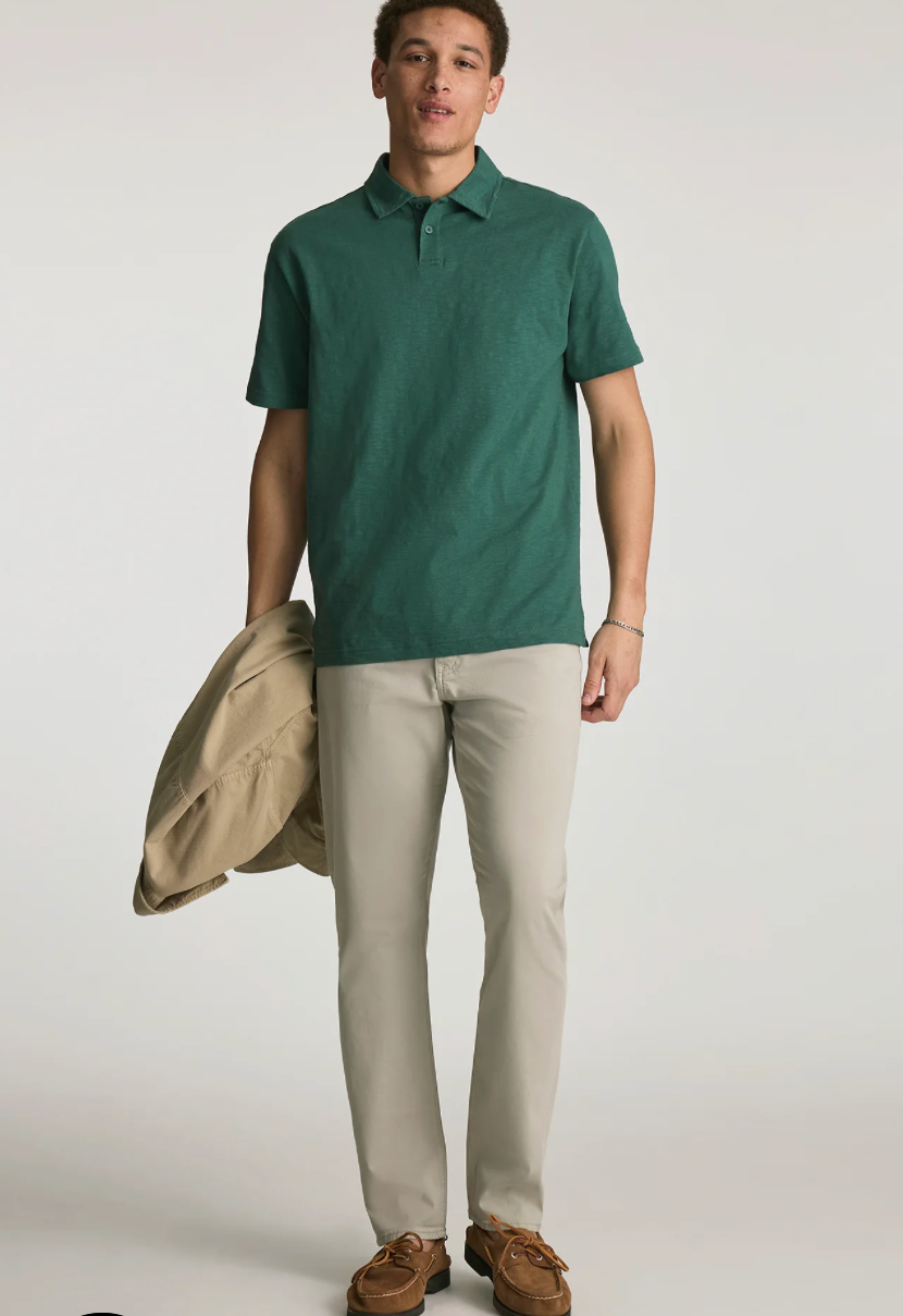 STONE TWILL ZACH STRAIGHT LEG PANTS