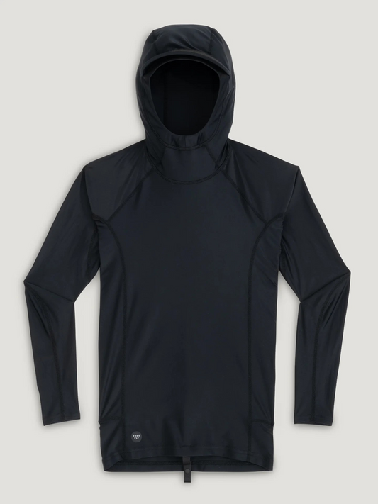 BLACK PINNACLE HOODED RASH GUARD