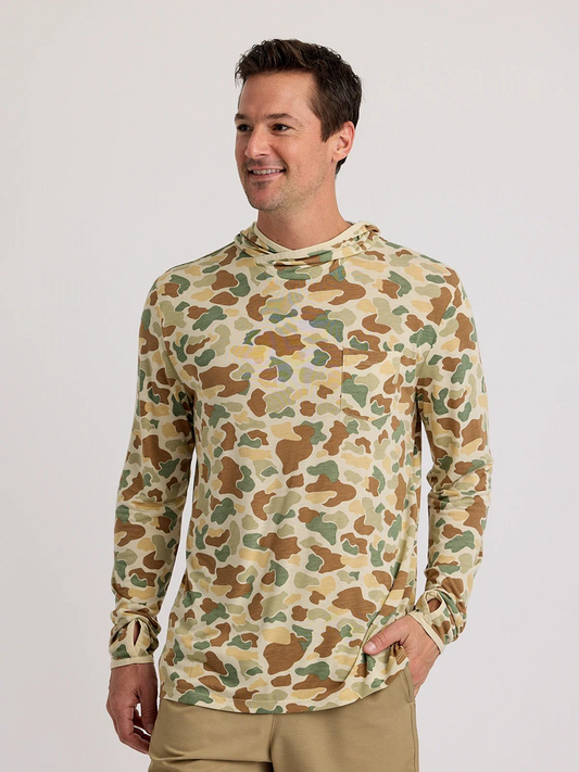 VINTAGE CAMO MEN'S BAMBOO LIGHTWEIGHT HOODIE