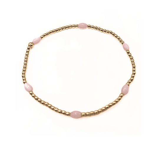 ERIN GRAY ASPEN BRACELET - PINK OPAL
