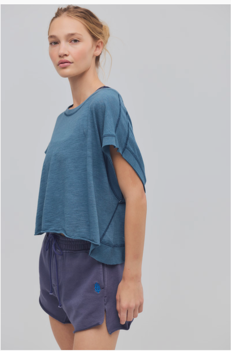 FREE PEOPLE RIPTIDE MY TIME TEE